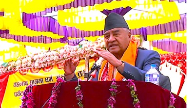 नेपाली समाज हिन्दू धर्म संस्कारमा अडिग छ : देउवा 