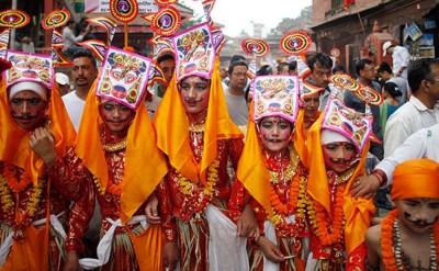  दिवंगतको सम्झनामा मनाइँदै गाईजात्रा, उपत्यकामा सार्वजनिक बिदा 