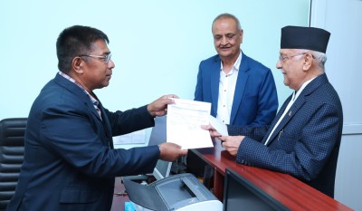  ओलीले तिरे एक वर्षको सदस्यता शुल्क र लेबी 