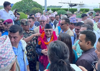  गृहजिल्ला पुगे प्रधानमन्त्री ओली 