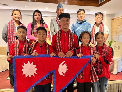  तेक्वान्दो टोली जापान जाँदै 