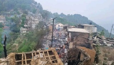  अछाम आगलागी : जयगढ बजारका २७ घर नष्ट, सात करोड बढीको क्षति 