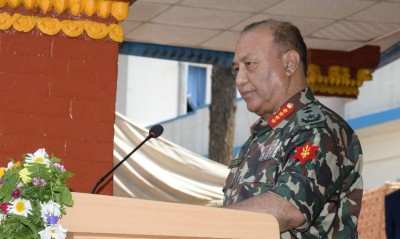  विश्व शान्तिमा नेपाली सेनाको योगदान महत्वपूर्ण :  प्रधान सेनापति 