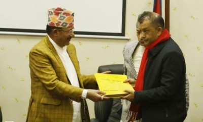  प्रमुख निर्वाचन आयुक्तलाई सभापति थापाको आग्रह- निर्वाचनको विवरण चाँडोभन्दा चाँडो अद्यावधिक गरिदिनुस् 