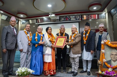  रुद्रराज साहित्य पुरस्कार गार्गी शर्मालाई प्रदान  