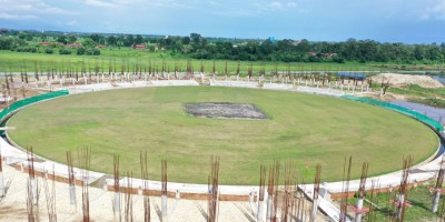  गौतमबुद्ध अन्तर्राष्ट्रिय क्रिकेट रङ्गशालाको काम रोकियो 