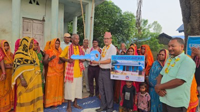  लहानका दलित सुकुम्वासी परिवारलाई नगरपालिकाद्वारा घर हस्तान्तरण 