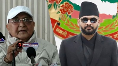  प्रधानमन्त्री बालेनलाई बधाई दिँदै ओलीले के भने? 