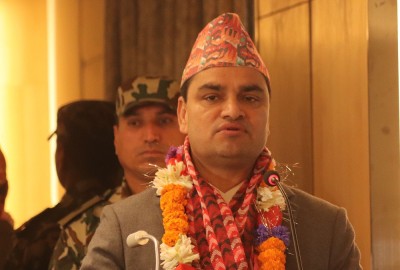  health minister pradip poudel 