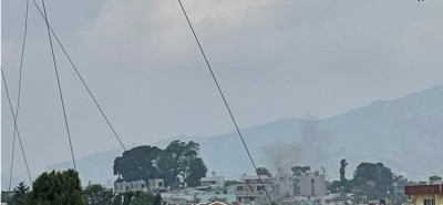  प्रदर्शनकारीले ललितपुरको मन्त्री क्वार्टरमा पनि आगो लगाए 
