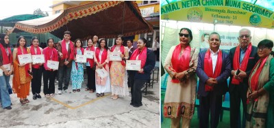  भानु जयन्तीको अवसरमा मोडर्न कन्या कलेजका विद्यार्थीलाई छात्रवृत्ति तथा पुरस्कार वितरण 