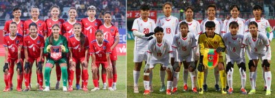  नेपालविरुद्ध म्यानमारको २ गोलको अग्रता 