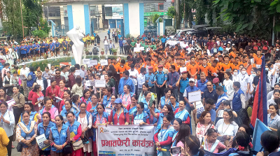  चेतनामूलक कार्यक्रम गरि विश्व आत्महत्या रोकथाम दिवस मनाइदै 