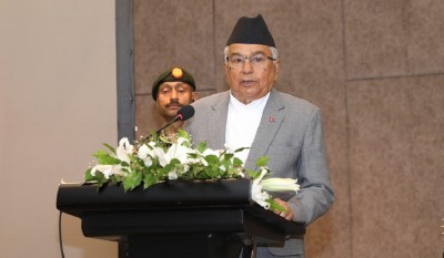  जलस्रोत संरक्षणमा राष्ट्रपतिको जोड, पानीका स्रोतहरू संकटमा परेकामा चिन्ता 
