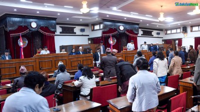  पहिलो दिनको राष्ट्रिय सभा बैठक सम्पन्न , शोक प्रस्ताव पारित 