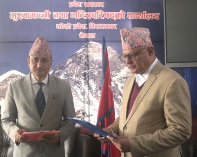  मनमोहन प्राविधिक विश्वविद्यालयका उपकुलपति पोखरेलद्वारा शपथ ग्रहण 
