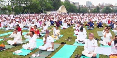  अन्तर्राष्ट्रिय योग दिवस : नेपालमा पनि विभिन्न कार्यक्रम मनाइयो 