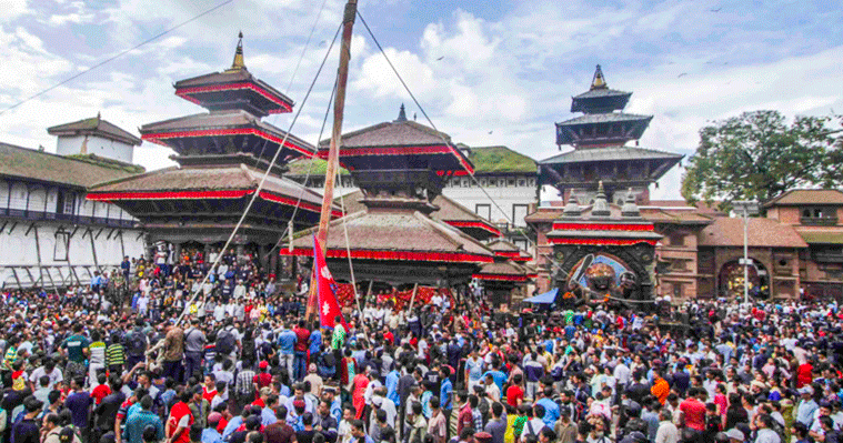  भाद्र शुक्ल चतुर्दशीः आज इन्द्रजात्रा पर्व मनाइँदै 